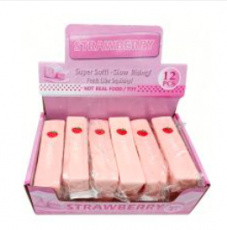 Butter Squishy Slow Rising 13cm Strawberry Butter squishy aardbei