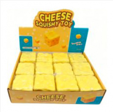 Squishy Cheese Slow Rising 7x7cm Squishy cheese